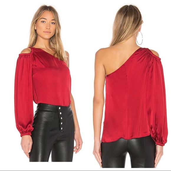 ELIZABETH AND JAMES DENISSA PLEATED ONE SHOULDER - Picture 2 of 8